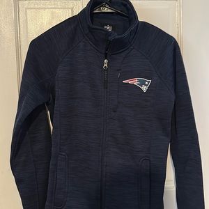 Patriots NFL apparel fleece zip up